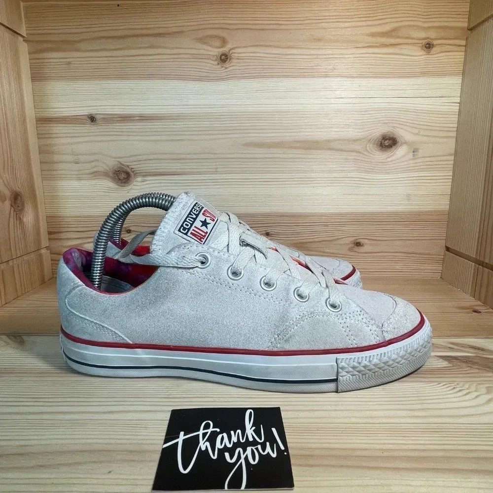 Mn Converse White Chuck Taylor LS Ox Shoes M6 W8